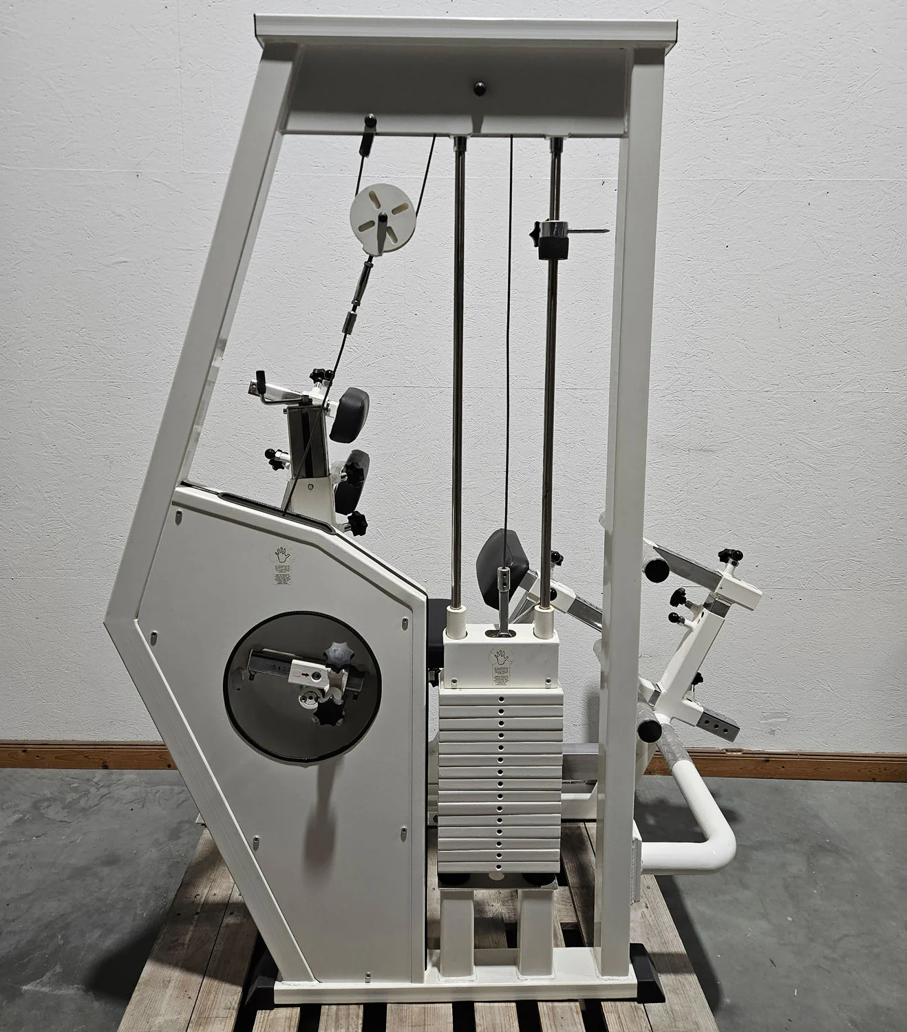MKB Keller R14 Extensionstrainer, großer Rückenstrecker, sehr variabel einstellbar, Lower Back Machine, Hyperextension, Farbe Weiß, gebraucht - überholter Zustand - Image 3
