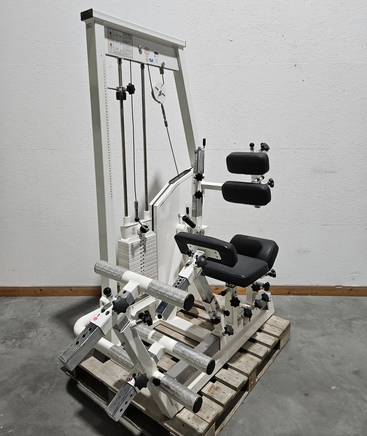 MKB Keller R14 Extensionstrainer, großer Rückenstrecker, sehr variabel einstellbar, Lower Back Machine, Hyperextension, Farbe Weiß, gebraucht - überholter Zustand - Image 5
