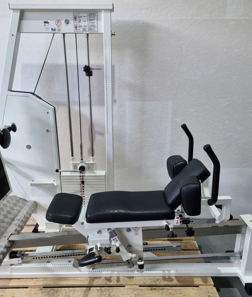 MKB Reha Funktionsstemme, verstellbare Beinpresse, Kippkreisel, MPG, Rahmenfarbe Weiß, gebraucht - überholter Zustand - Image 12