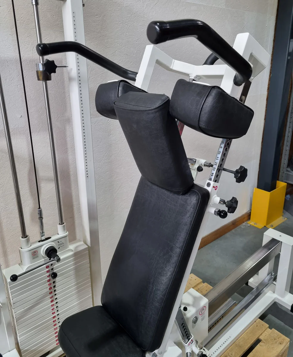 MKB Reha Funktionsstemme, verstellbare Beinpresse, Kippkreisel, MPG, Rahmenfarbe Weiß, gebraucht - überholter Zustand - Image 15