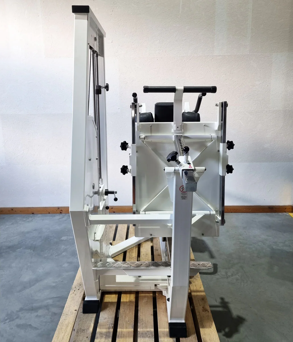 MKB Reha Funktionsstemme, verstellbare Beinpresse, Kippkreisel, MPG, Rahmenfarbe Weiß, gebraucht - überholter Zustand - Image 4