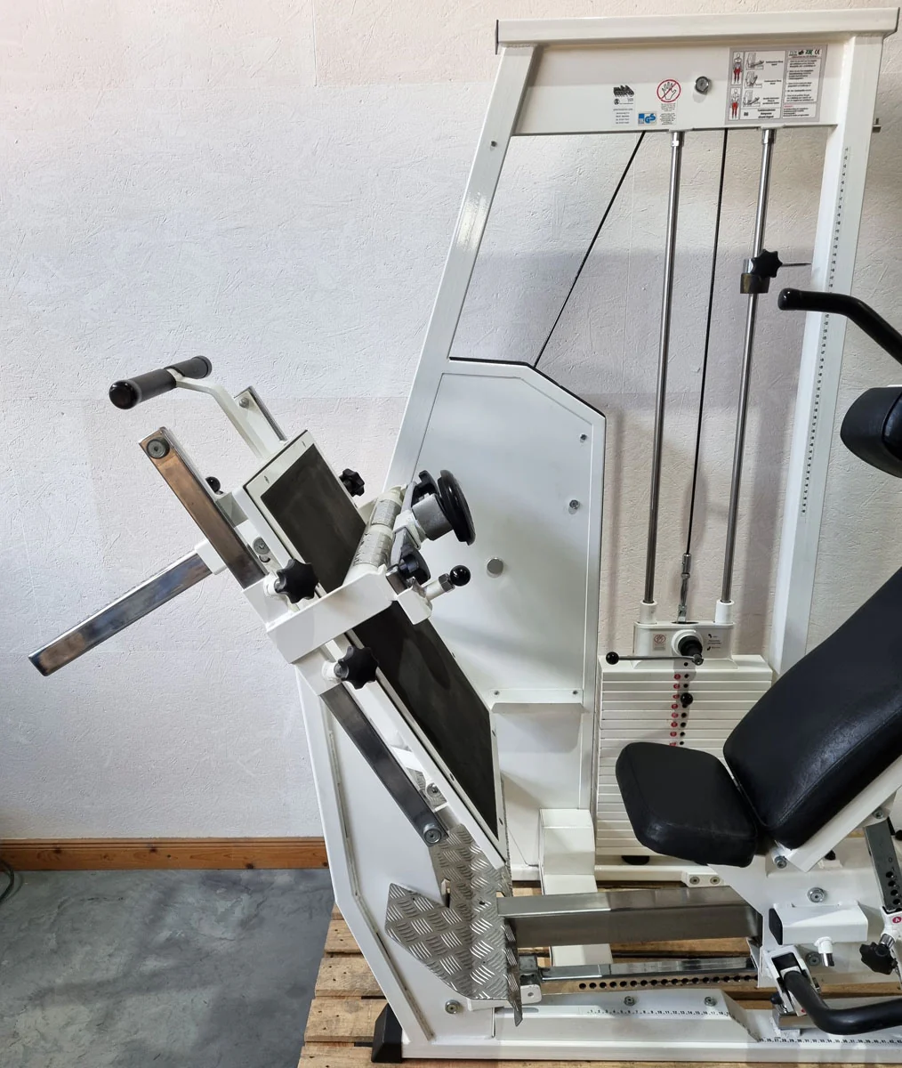 MKB Reha Funktionsstemme, verstellbare Beinpresse, Kippkreisel, MPG, Rahmenfarbe Weiß, gebraucht - überholter Zustand - Image 6