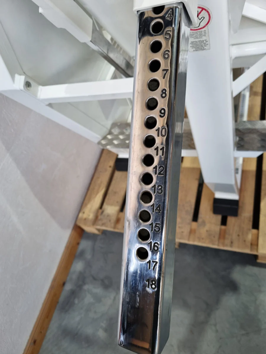 MKB Reha Funktionsstemme, verstellbare Beinpresse, Kippkreisel, MPG, Rahmenfarbe Weiß, gebraucht - überholter Zustand - Image 7