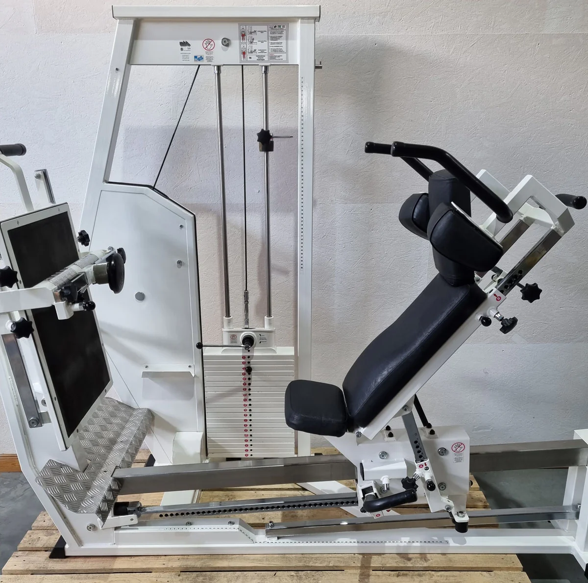 MKB Reha Funktionsstemme, verstellbare Beinpresse, Kippkreisel, MPG, Rahmenfarbe Weiß, gebraucht - überholter Zustand - Image 9
