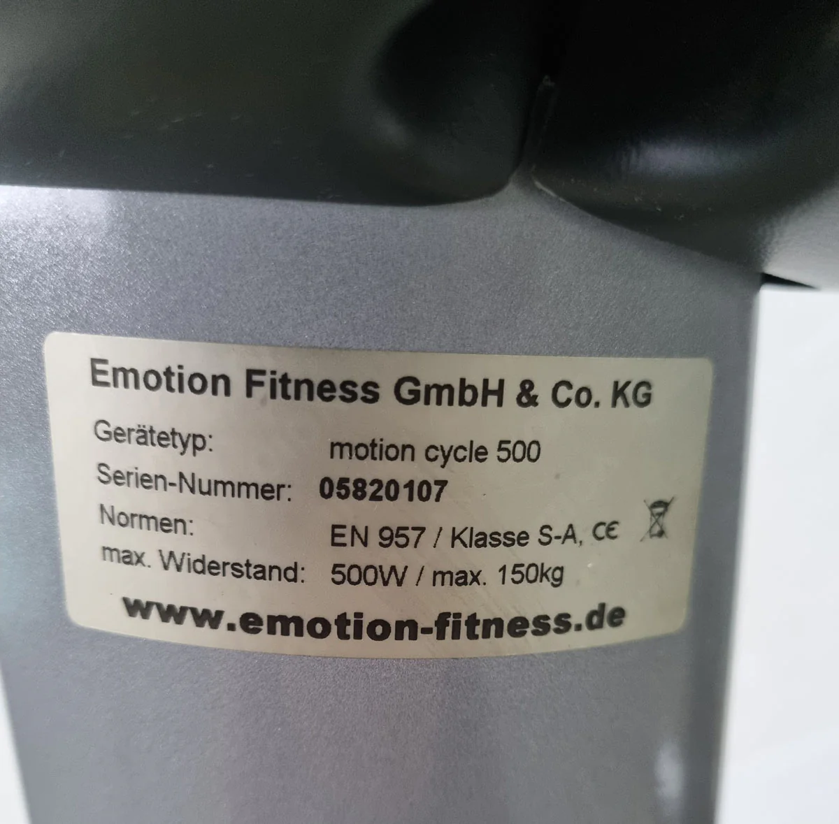 Motion Cycle 500, Emotion Fitness, Ergometer, gebraucht - überholter Zustand - Image 11