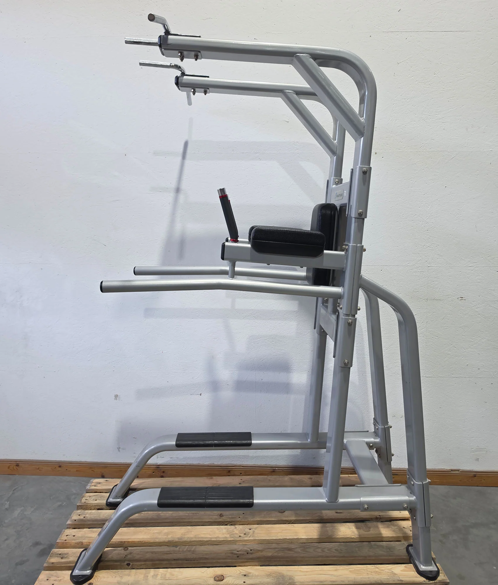 Nautilus 3 in 1 Gerät, Dips, Beinheben und Klimmzug Ständer = Pull Up - Dip - Leg Raise, Inspiration Strength Series NP-B7511, Rahmenfarbe Silber, gebraucht mit Gebrauchsspuren - Image 3