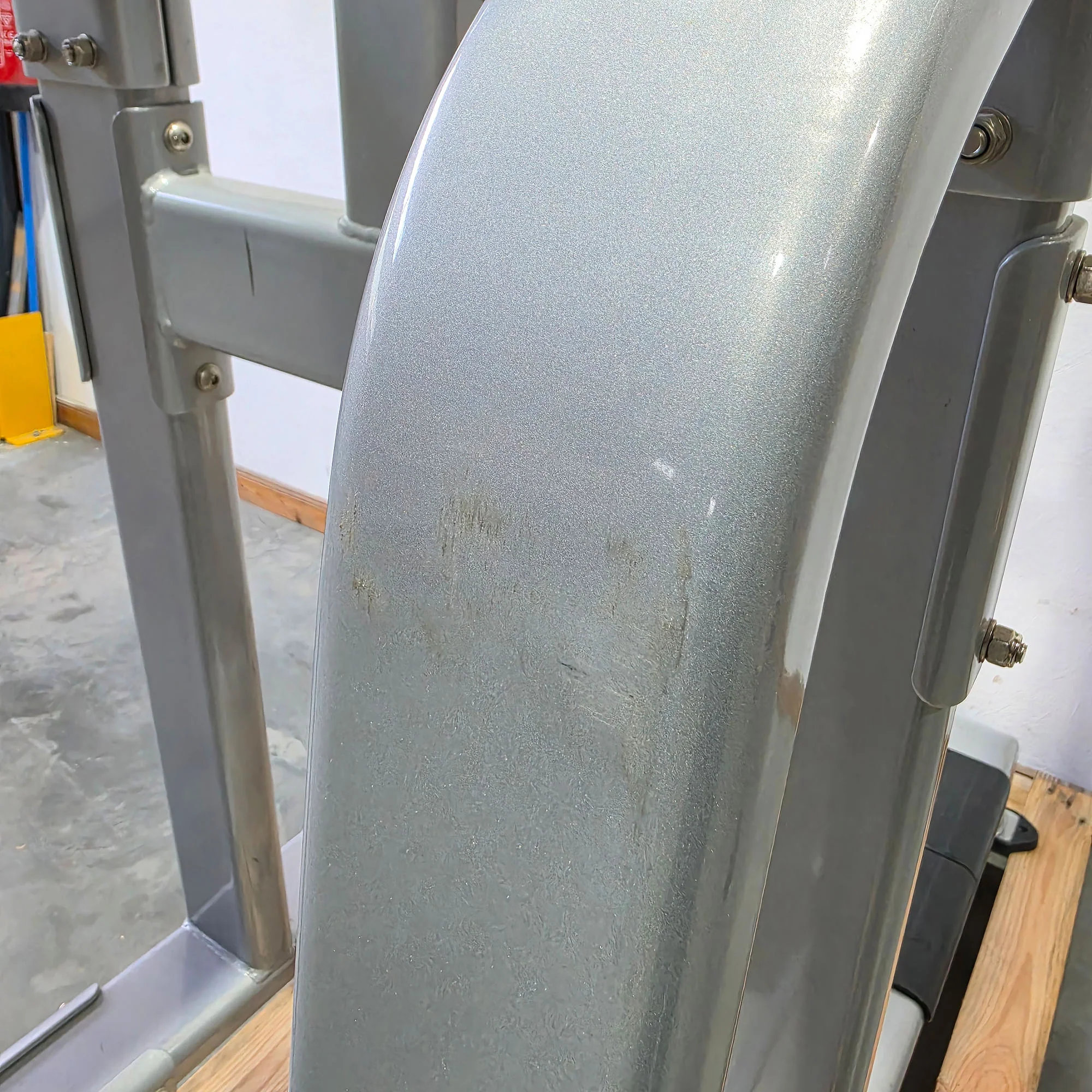 Nautilus 3 in 1 Gerät, Dips, Beinheben und Klimmzug Ständer = Pull Up - Dip - Leg Raise, Inspiration Strength Series NP-B7511, Rahmenfarbe Silber, gebraucht mit Gebrauchsspuren - Image 8
