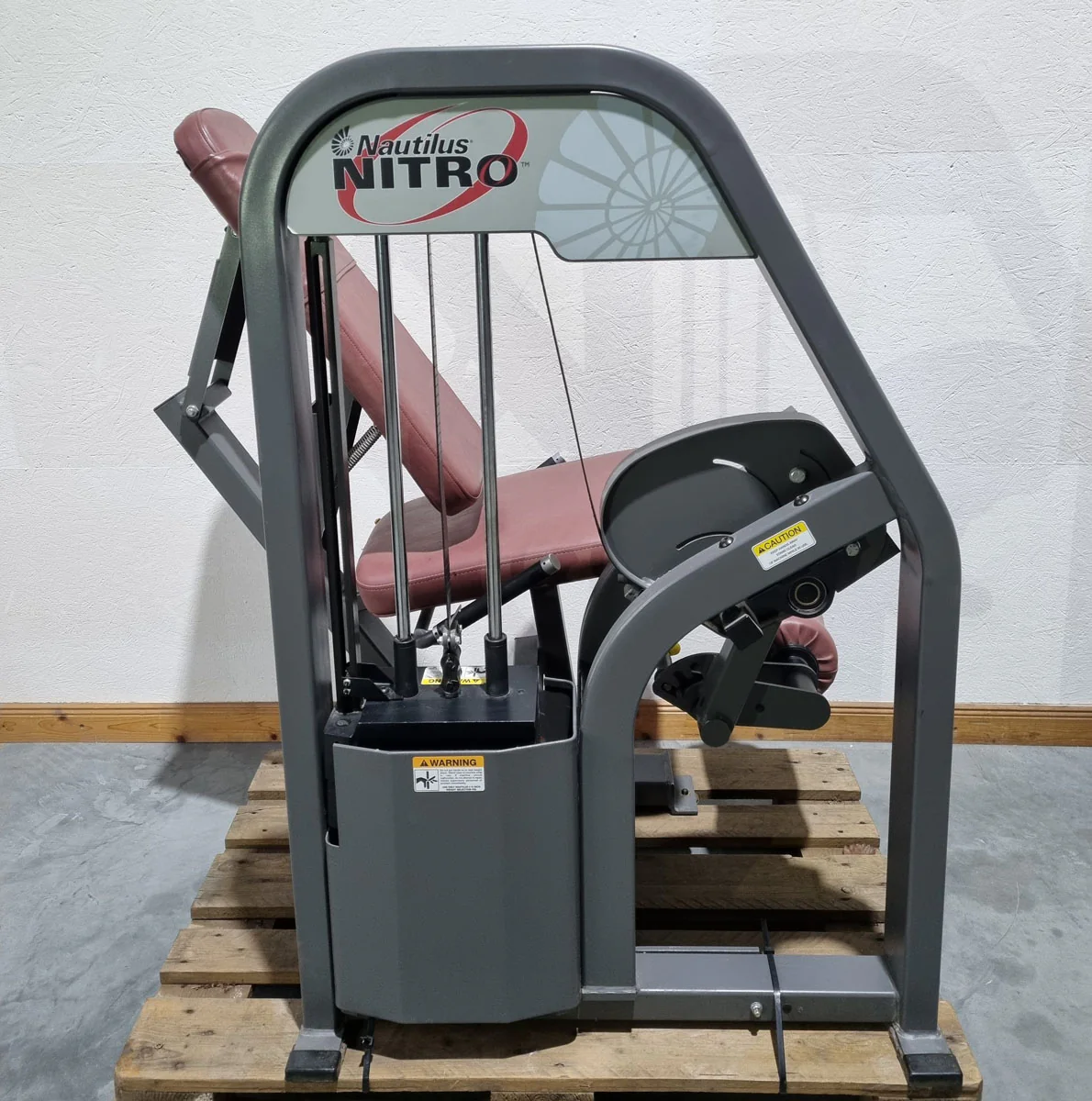 Nautilus Nitro Beinstrecker und Beinbeuger sitzend, 2 Geräte im Set, Leg Curl and Leg Extension seated, Rahmenfarbe Anthrazit, gebraucht - überholter Zustand - Image 18