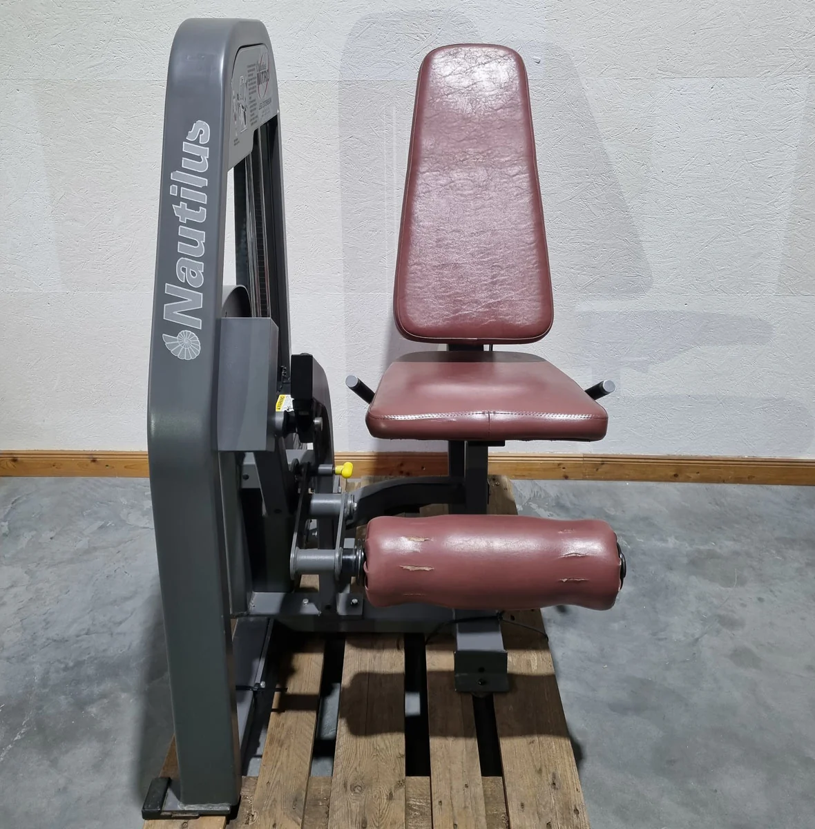 Nautilus Nitro Beinstrecker und Beinbeuger sitzend, 2 Geräte im Set, Leg Curl and Leg Extension seated, Rahmenfarbe Anthrazit, gebraucht - überholter Zustand - Image 19
