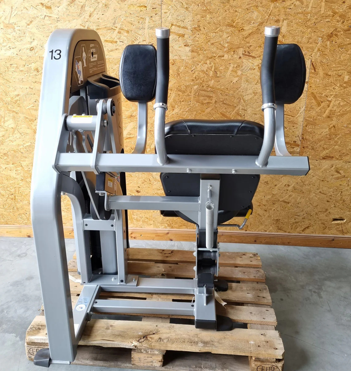 Nautilus Nitro EVO Abdominal Crunch, Bauchmuskelmaschine, Bauchbeuger Abs, Rahmenfarbe Silber, Polsterfarbe Schwarz, gebraucht - überholter Zustand - Image 3