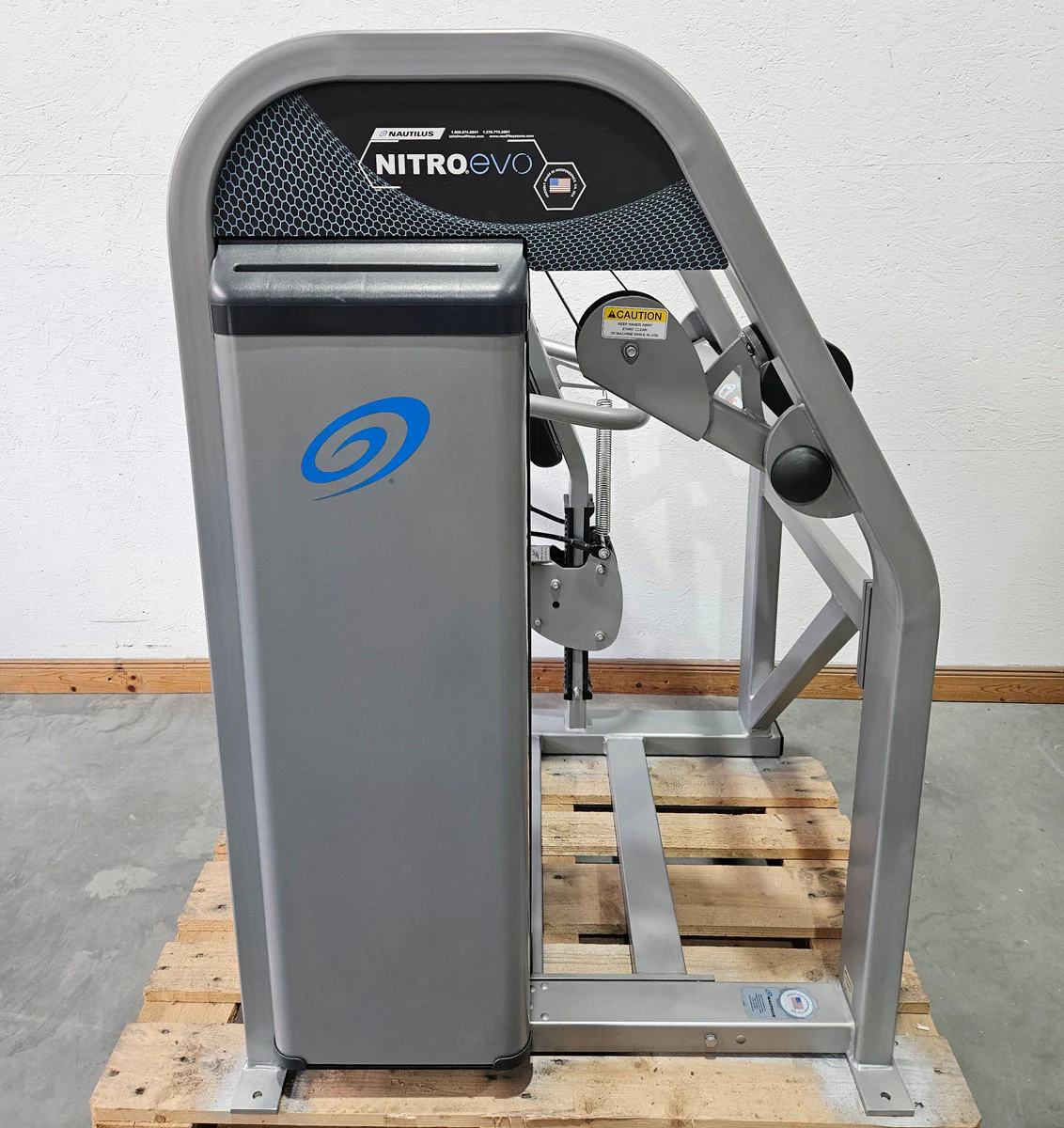 Nautilus Nitro EVO Seated Dip Machine, Dips Trizepsmaschine, Armstrecker Stützstemme, Rahmenfarbe Silber, gebraucht - überholter Zustand - Image 3