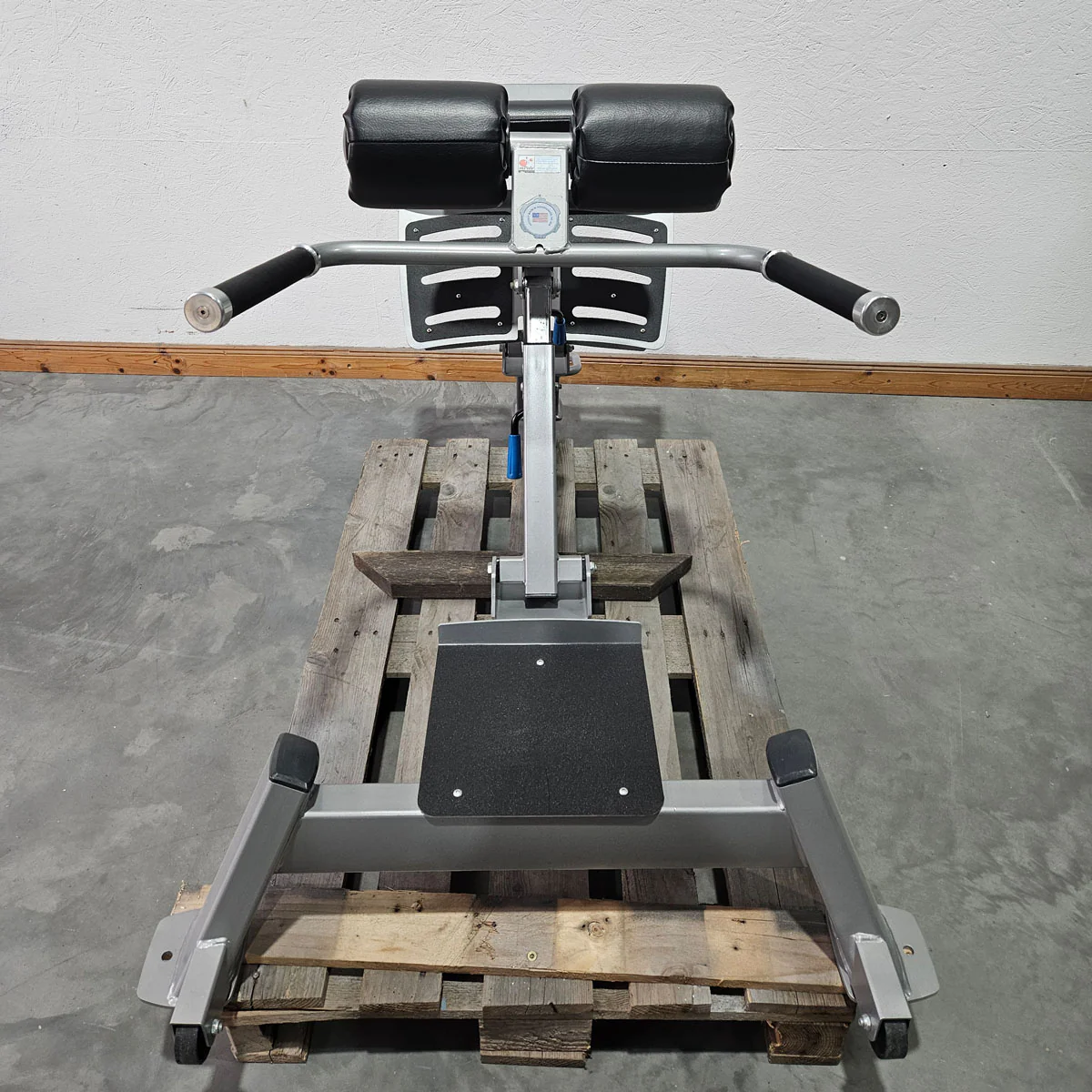 Nautilus Nitro Hyperextension, Rückenstreckerbank, 45° verstellbar, Adjustable Hip Extension F3AHE, Rahmenfarbe Silber, gebraucht - überholter Zustand - Image 4