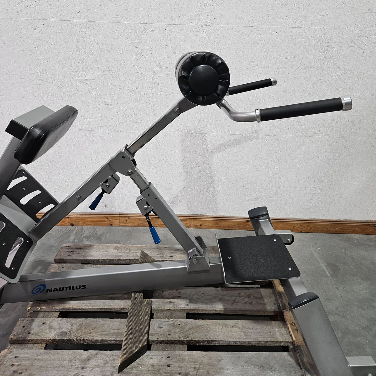 Nautilus Nitro Hyperextension, Rückenstreckerbank, 45° verstellbar, Adjustable Hip Extension F3AHE, Rahmenfarbe Silber, gebraucht - überholter Zustand - Image 6