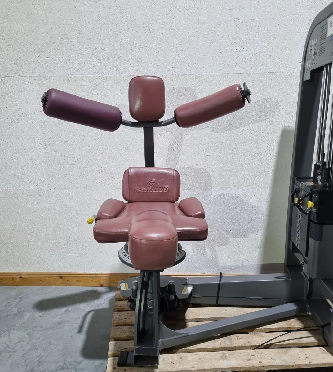 Nautilus Nitro Rotary Torso, Rotationsmaschine, Twister, Rumpfrotator, Rahmenfarbe Anthrazit - gebraucht - überholter Zustand - Image 6