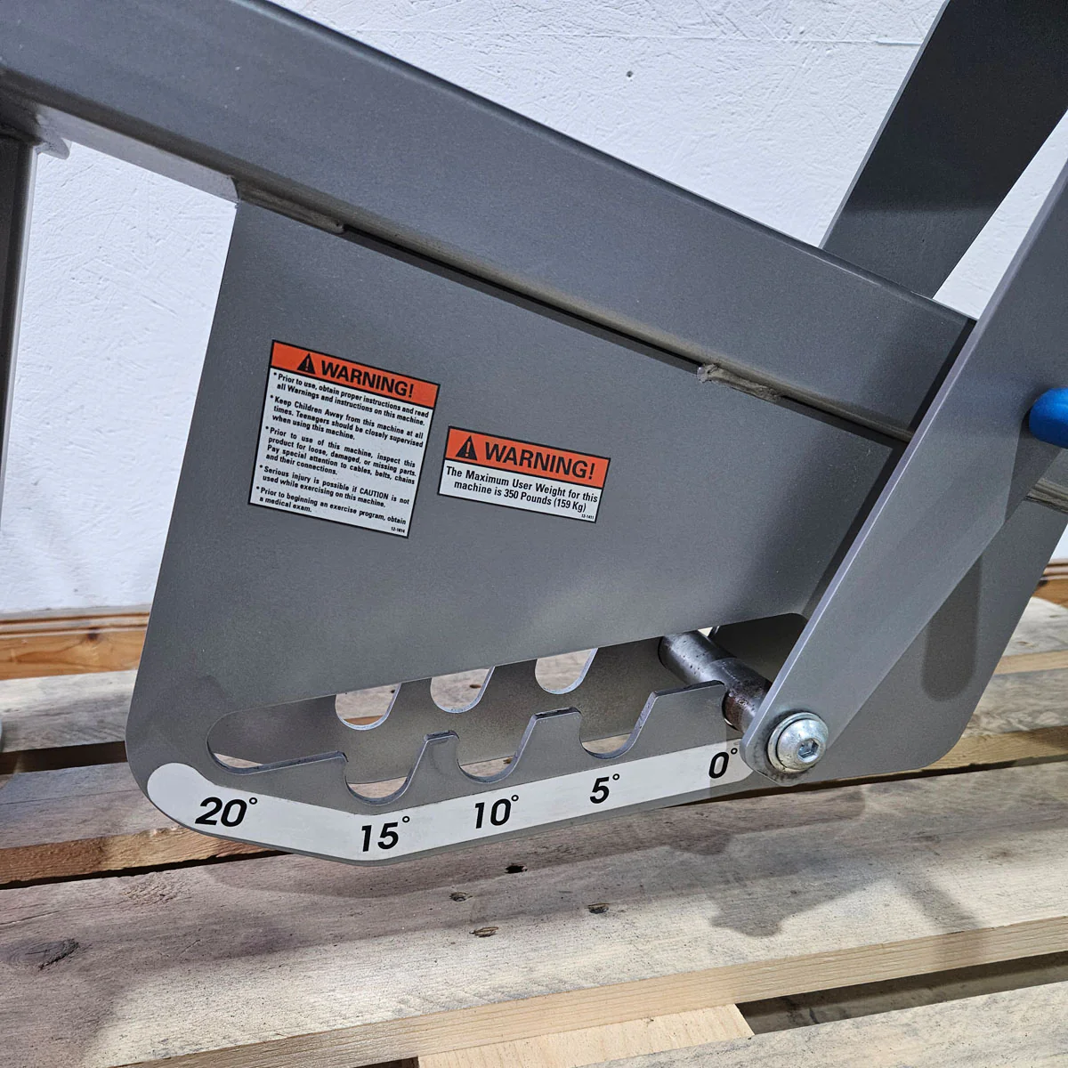 Nautilus Nitro verstellbare Bauchbank, Adjustable Abdominal Bench F3AAB, Rahmenfarbe Silber, gebraucht - überholter Zustand - Image 3