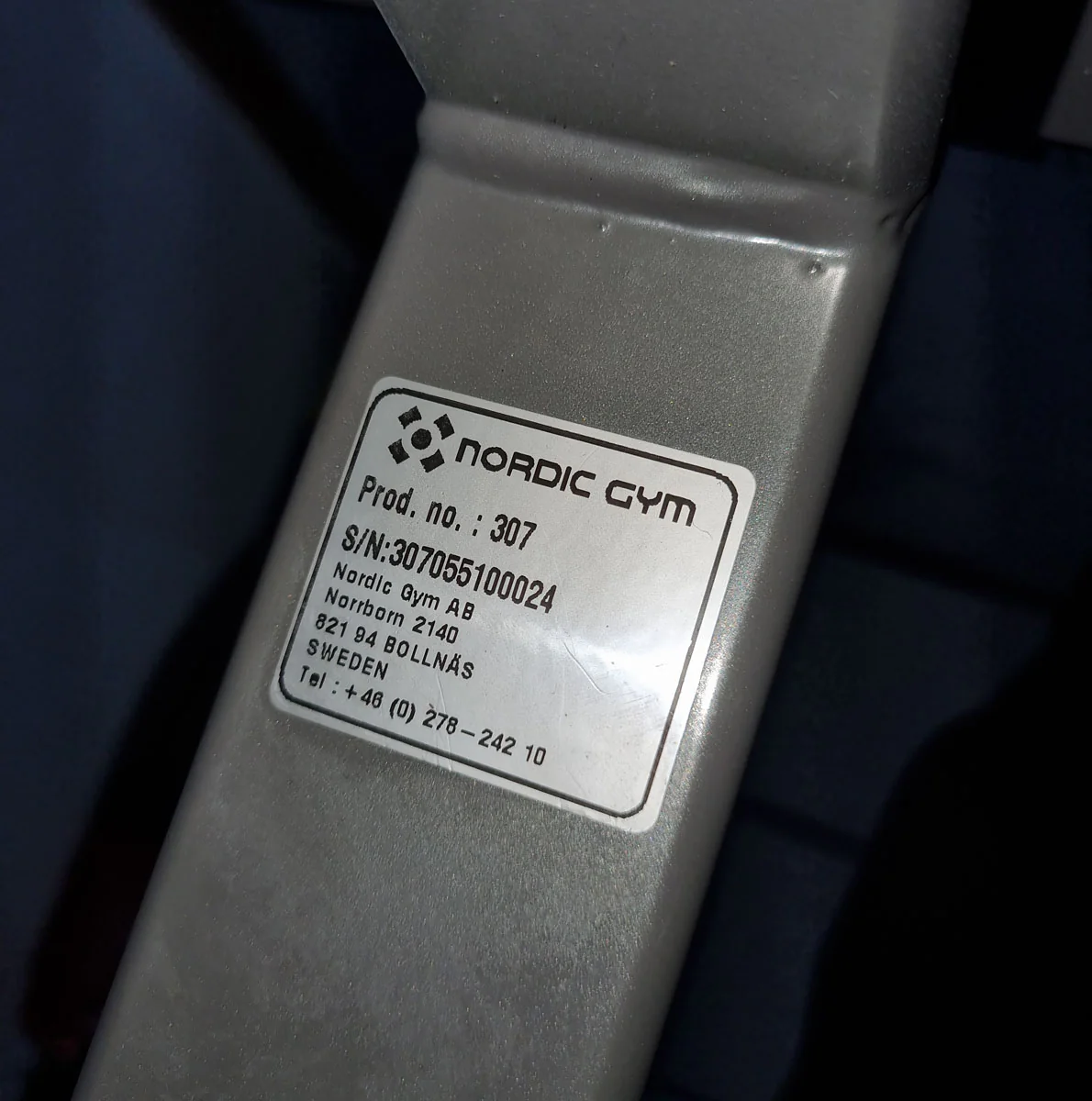 Nordic Gym Olympia Flachdrückerbank, Olympic Flat Bench, Bankdrückbank Flach mit Ablagen für Bankdrücken, Rahmebfarbe Grau, gebraucht - überholter Zustand - Image 11