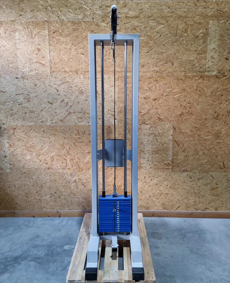 Panatta Doppel Seilzugturm, Trizepsturm von Oben, 1x mit Hüftpolster, 50kg und 80kg Gewichstblock, Triceps Pulley Tower - gebraucht - geprüfter Zustand - Image 2
