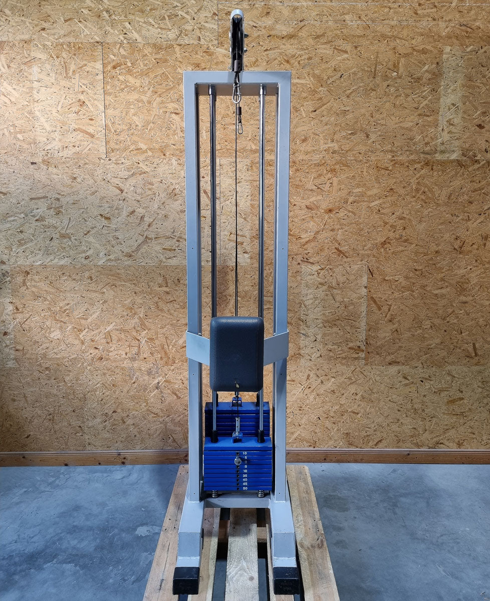 Panatta Doppel Seilzugturm, Trizepsturm von Oben, 1x mit Hüftpolster, 50kg und 80kg Gewichstblock, Triceps Pulley Tower - gebraucht - geprüfter Zustand - Image 3