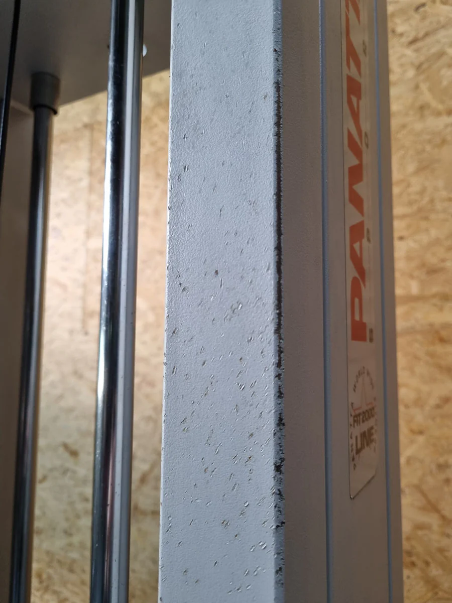 Panatta Doppel Seilzugturm, Trizepsturm von Oben, 1x mit Hüftpolster, 50kg und 80kg Gewichstblock, Triceps Pulley Tower - gebraucht - geprüfter Zustand - Image 8