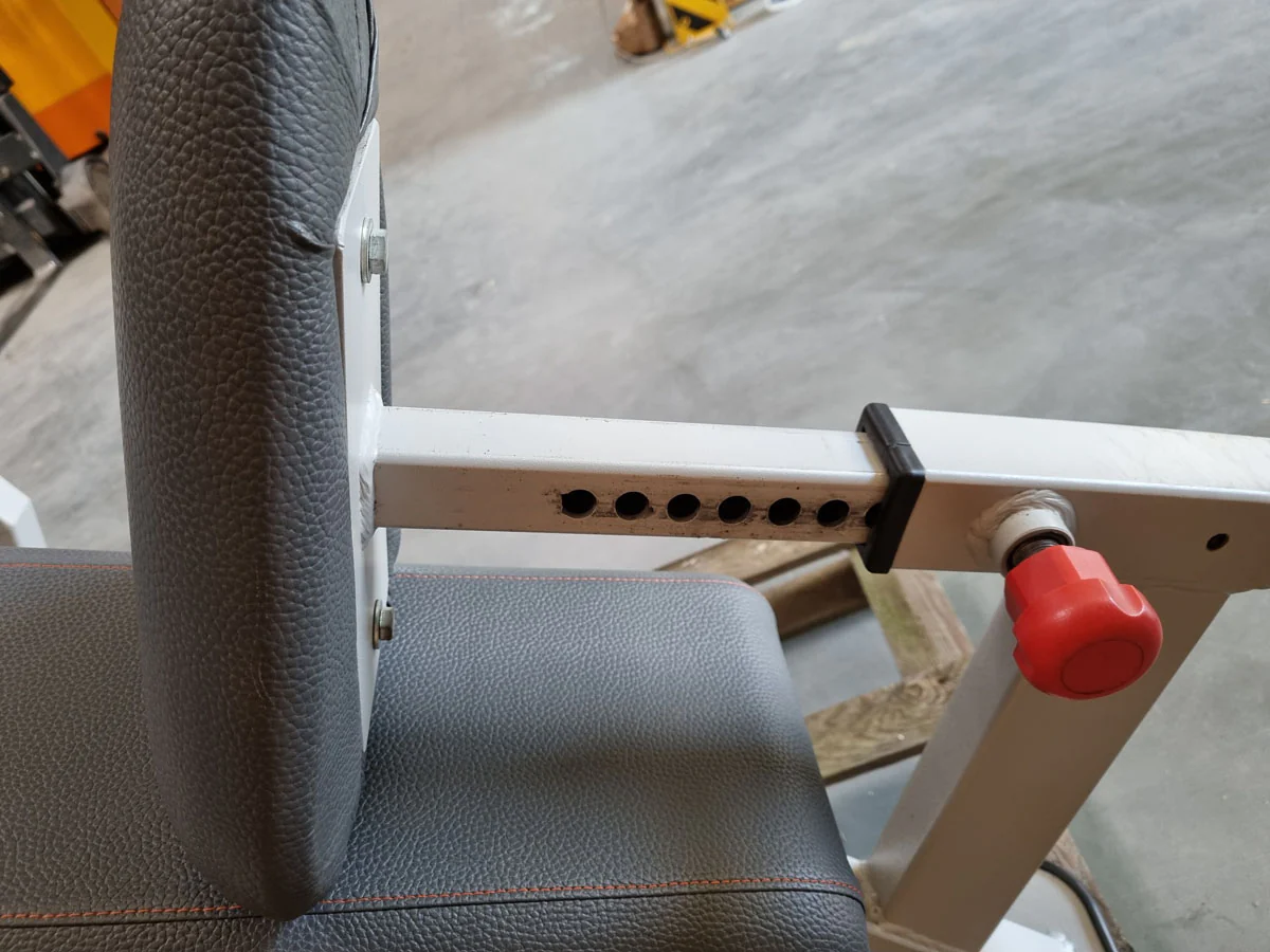 Panatta Schrägdrückerbank, Olympic Incline Bench, Hantelbank Schrägbankdrücken, Rahmenfarbe Silber, gebraucht mit Gebrauchsspuren - Image 7