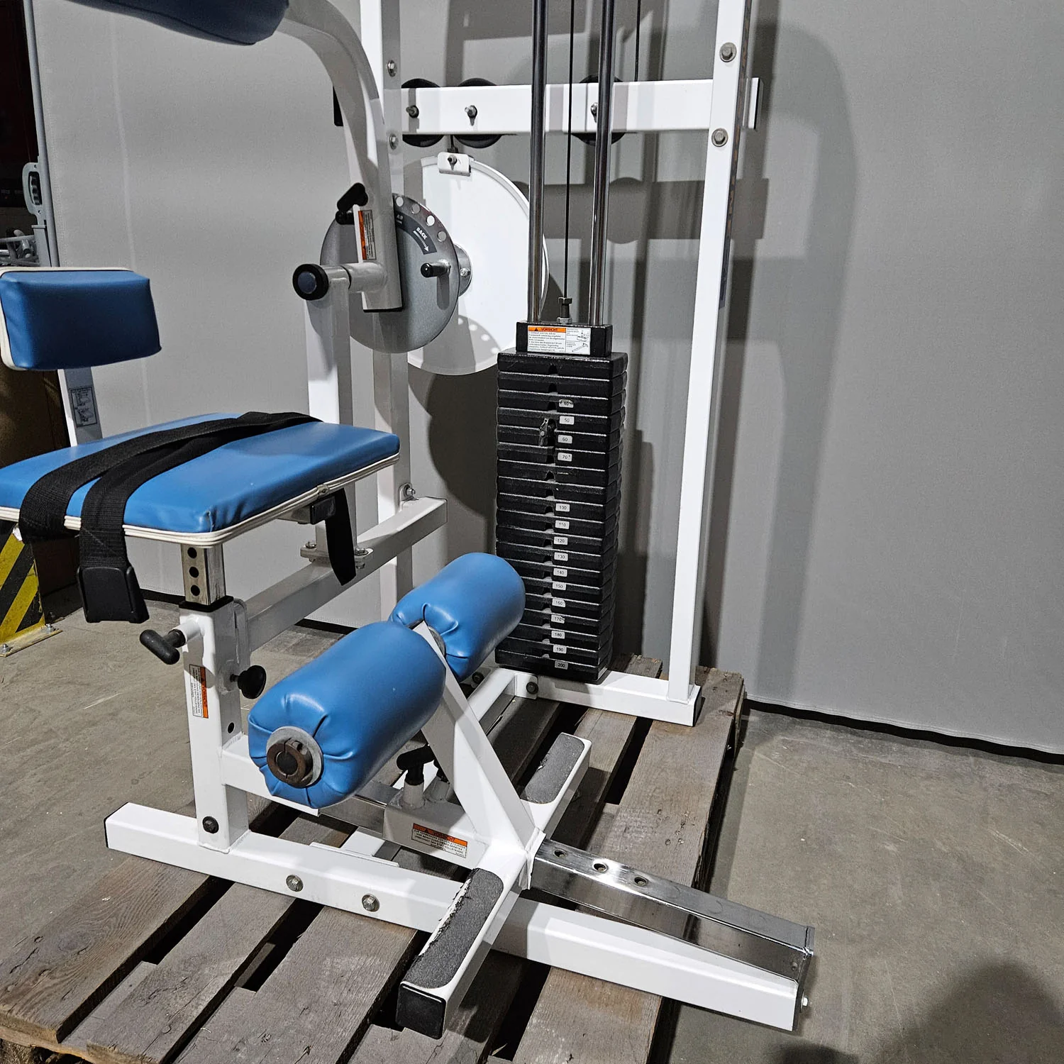 Paramount Back-Ab Model 1800 - Bauchmaschine und Rückenstrecker 2 in 1 Kombimaschine, Lower back and Abdominal, Made in USA, Farbe Weiß, gebraucht - geprüfter Zustand - Image 10