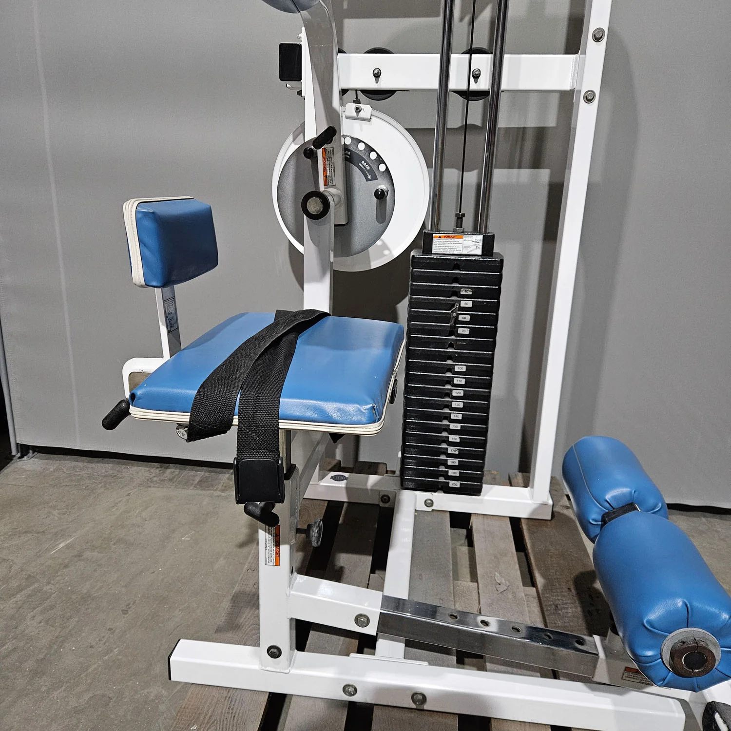 Paramount Back-Ab Model 1800 - Bauchmaschine und Rückenstrecker 2 in 1 Kombimaschine, Lower back and Abdominal, Made in USA, Farbe Weiß, gebraucht - geprüfter Zustand - Image 11