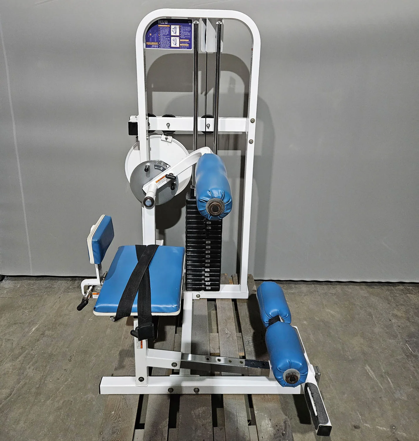 Paramount Back-Ab Model 1800 - Bauchmaschine und Rückenstrecker 2 in 1 Kombimaschine, Lower back and Abdominal, Made in USA, Farbe Weiß, gebraucht - geprüfter Zustand - Image 6