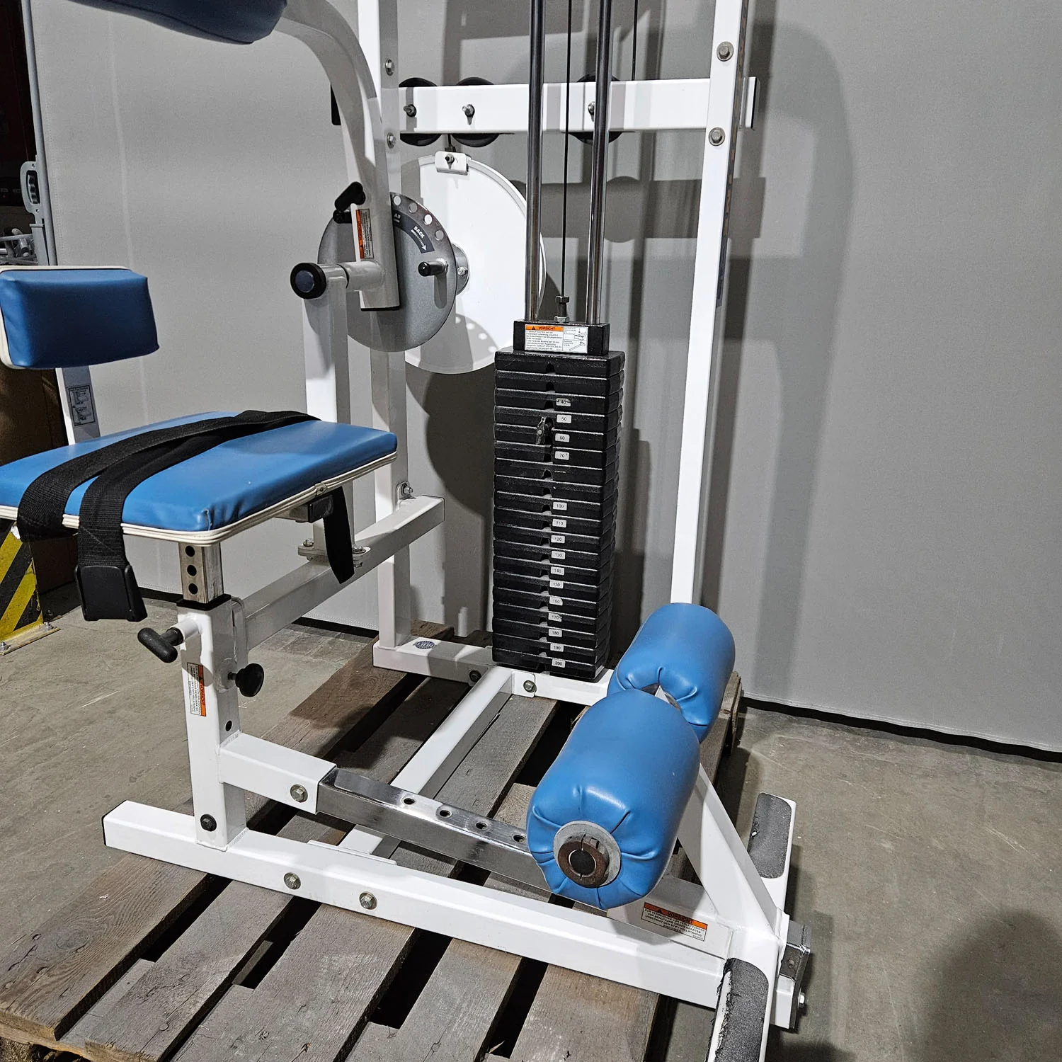 Paramount Back-Ab Model 1800 - Bauchmaschine und Rückenstrecker 2 in 1 Kombimaschine, Lower back and Abdominal, Made in USA, Farbe Weiß, gebraucht - geprüfter Zustand - Image 9