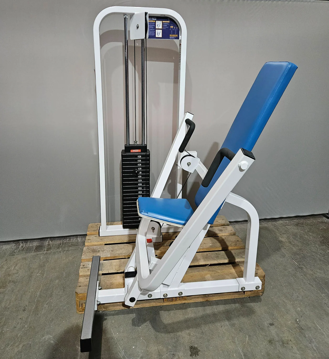 Paramount Chest Press Modell 800 - Bankdrückmaschine, Brustpresse, Made in USA, gebraucht - geprüfter Zustand - Image 2