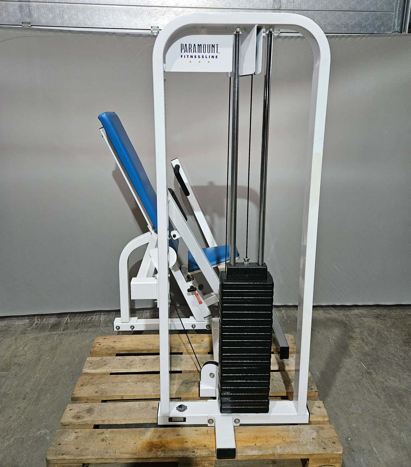 Paramount Chest Press Modell 800 - Bankdrückmaschine, Brustpresse, Made in USA, gebraucht - geprüfter Zustand - Image 4