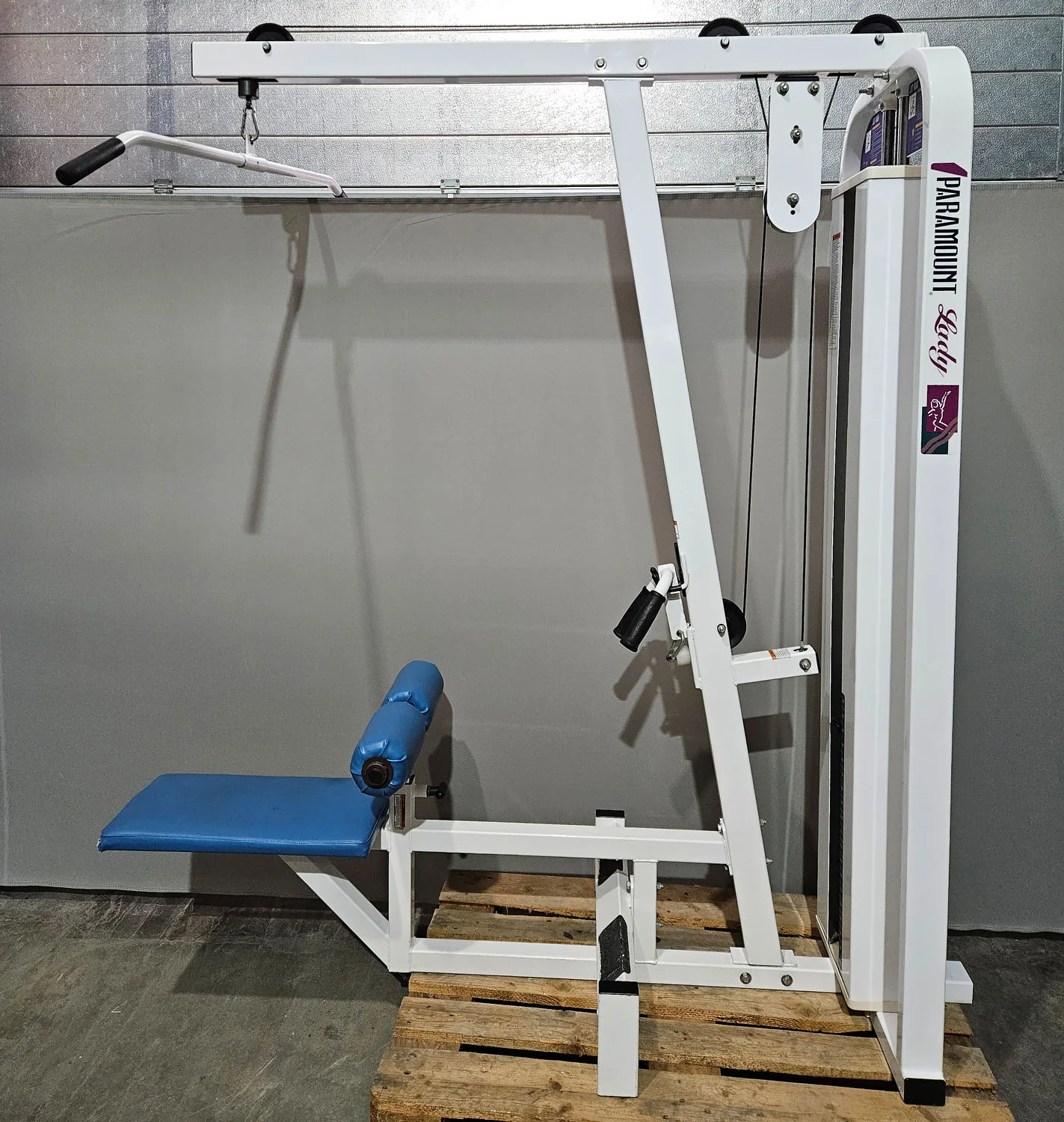 Paramount Lat-Row Model 700 - Latzug von Oben am Kabel sowie Rudern am Kabel - 2 in 1 Kombigerät, Pulldown and Row, Made in USA, gebraucht - geprüfter Zustand - Image 2