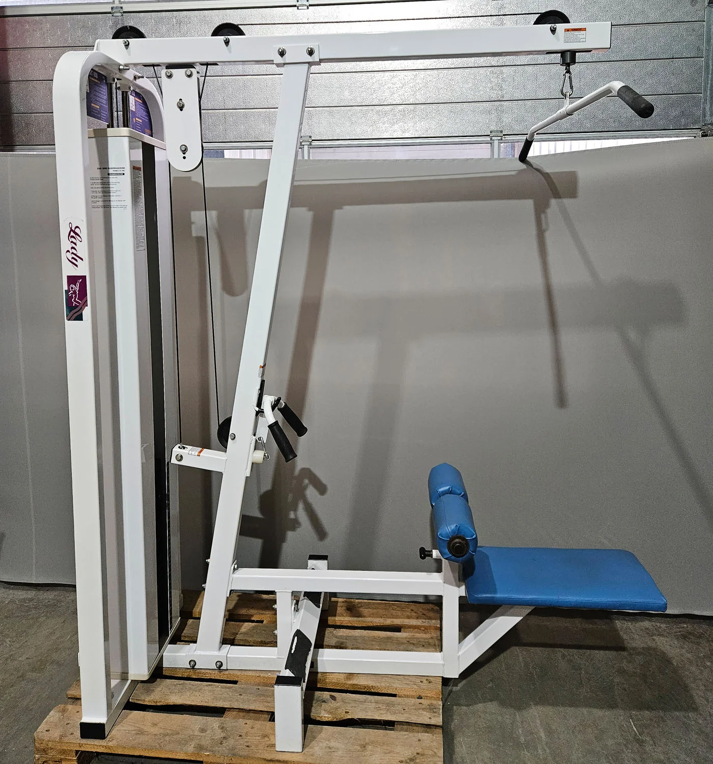 Paramount Lat-Row Model 700 - Latzug von Oben am Kabel sowie Rudern am Kabel - 2 in 1 Kombigerät, Pulldown and Row, Made in USA, gebraucht - geprüfter Zustand - Image 4