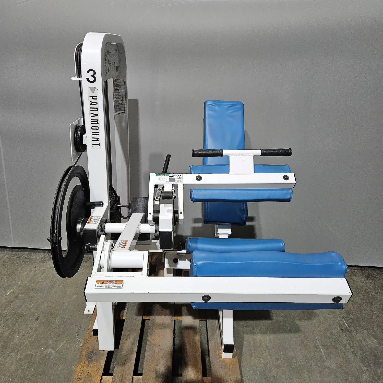 Paramount Leg Curl seated Model PL 2100 - Beinbeuger sitzend, Kniebeuger, Made in USA, Farbe Weiß, gebraucht - geprüfter Zustand - Image 2