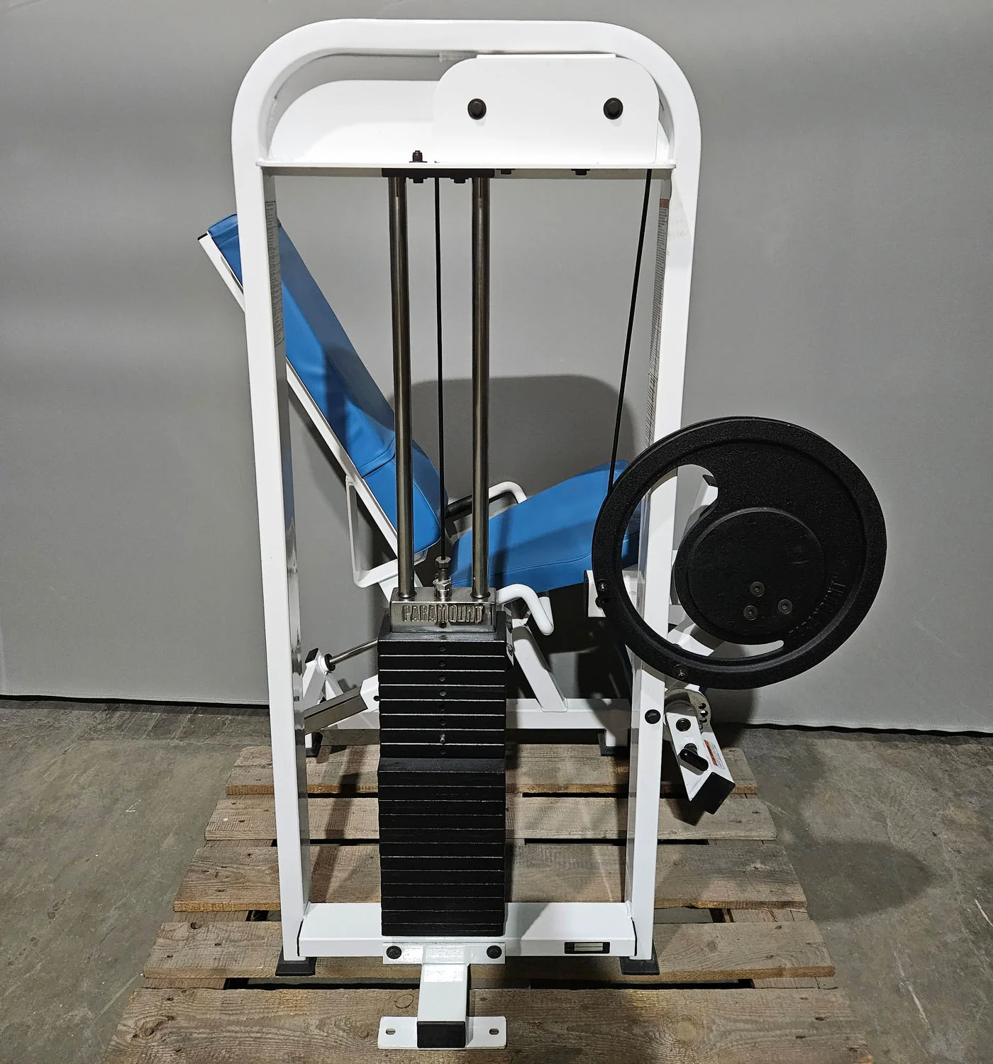 Paramount Leg Extension Model PL 2000 - Beinstrecker, Kniestrecker, Made in USA, Farbe Weiß, gebraucht - geprüfter Zustand - Image 3