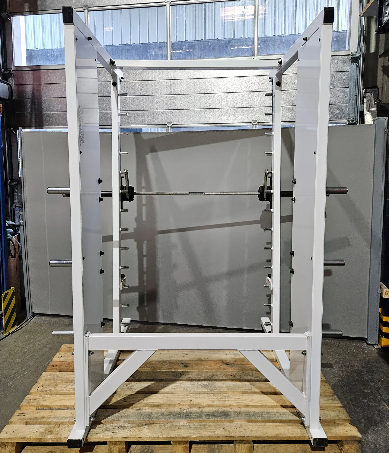 Paramount Multipresse, Smith Machine, Performance Line, Oldschool Bodybuilding Kraftgerät, Rahmenfarbe Weiß, gebraucht - geprüfter Zustand - Image 4