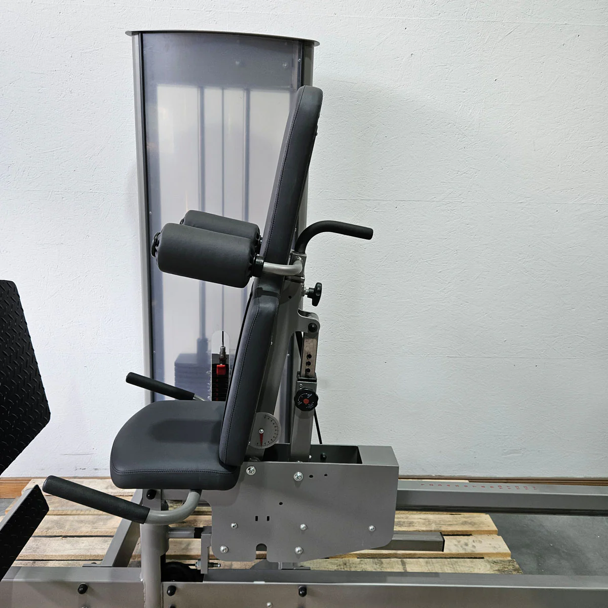 Pego Sport Funktionsstemme Kombi Sitzend-Liegend,  Beinpresse verstellbar, Rahmen Silber-Grau, gebraucht - überholter Zustand - Image 10