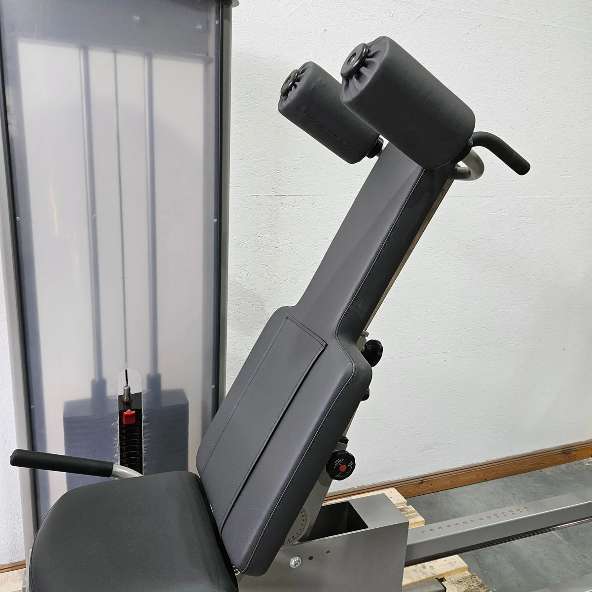 Pego Sport Funktionsstemme Kombi Sitzend-Liegend,  Beinpresse verstellbar, Rahmen Silber-Grau, gebraucht - überholter Zustand - Image 11