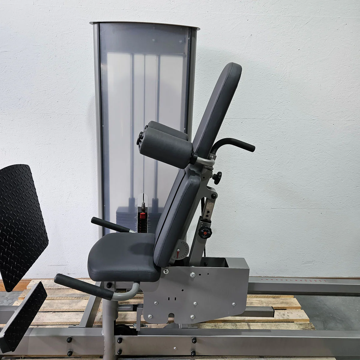 Pego Sport Funktionsstemme Kombi Sitzend-Liegend,  Beinpresse verstellbar, Rahmen Silber-Grau, gebraucht - überholter Zustand - Image 8