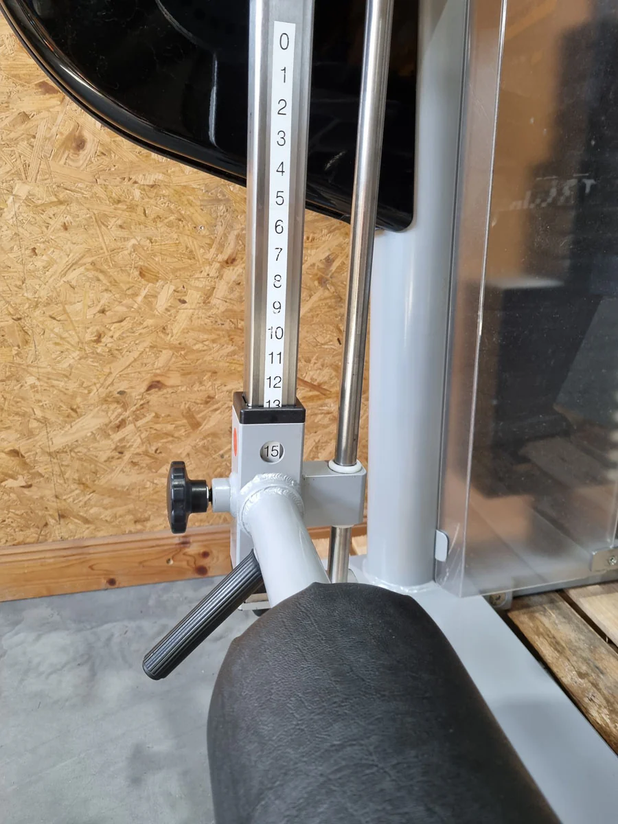 Physio&Sports Beinstrecker und Beinbeuger liegend Kombi, Pro Line, 2 in 1 Kombigerät, MPG, Reha, Silber, gebraucht - überholter Zustand - Image 11