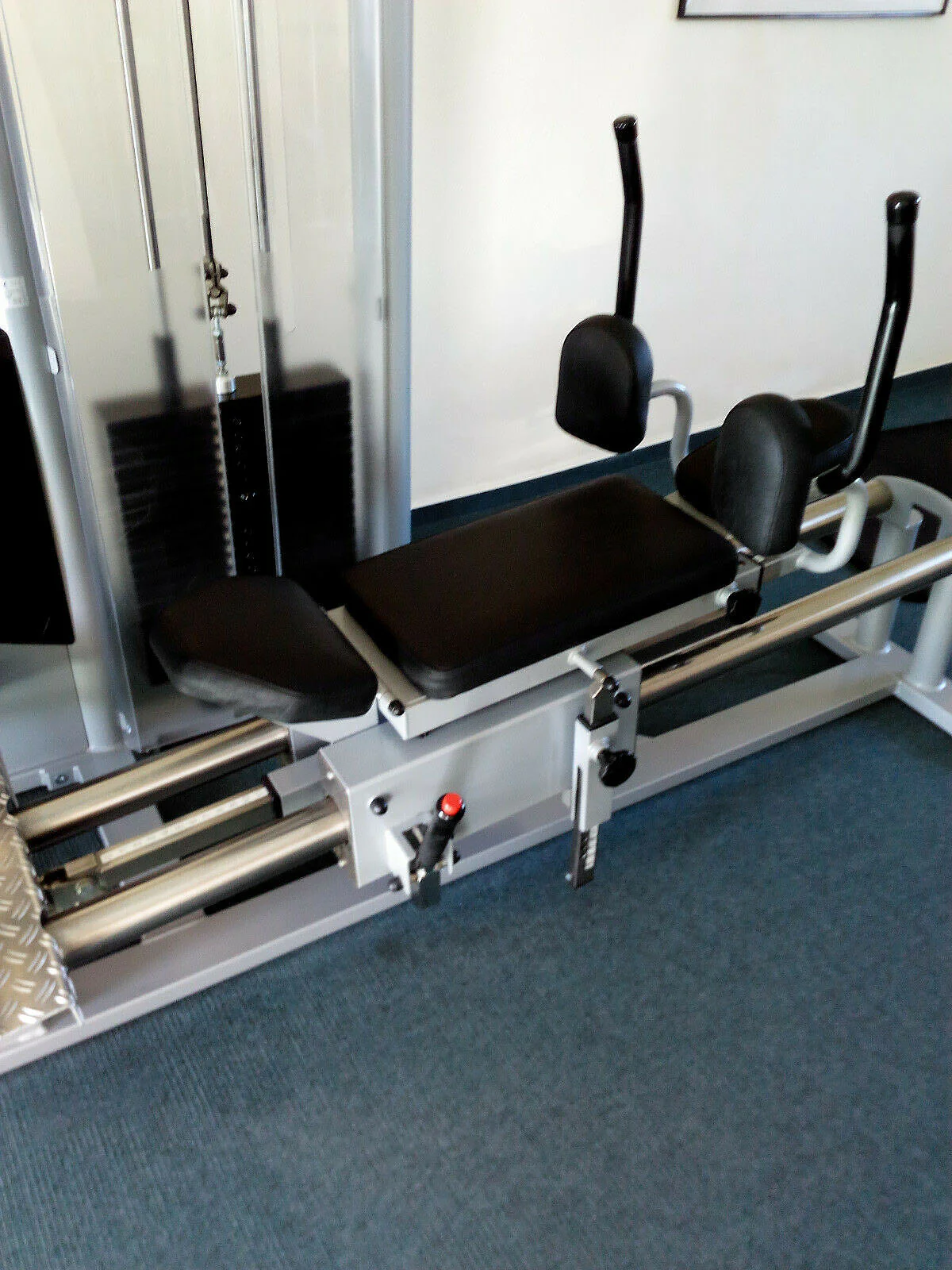 Physio&Sports Funktionsstemme, MPG, Reha, Beinpresse verstellbar, Pro Line, Silber, gebraucht - überholter Zustand - Image 4