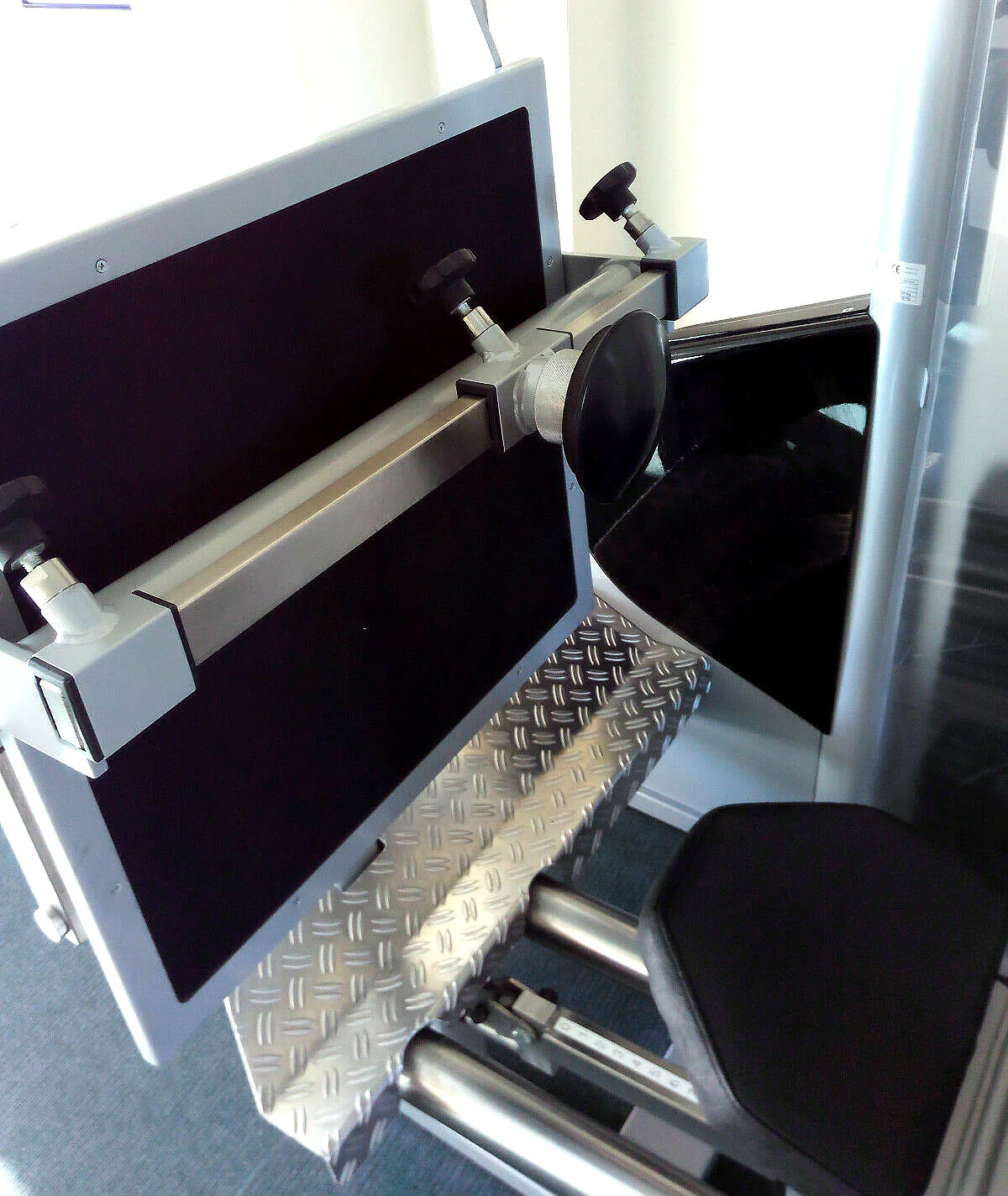 Physio&Sports Funktionsstemme, MPG, Reha, Beinpresse verstellbar, Pro Line, Silber, gebraucht - überholter Zustand - Image 6