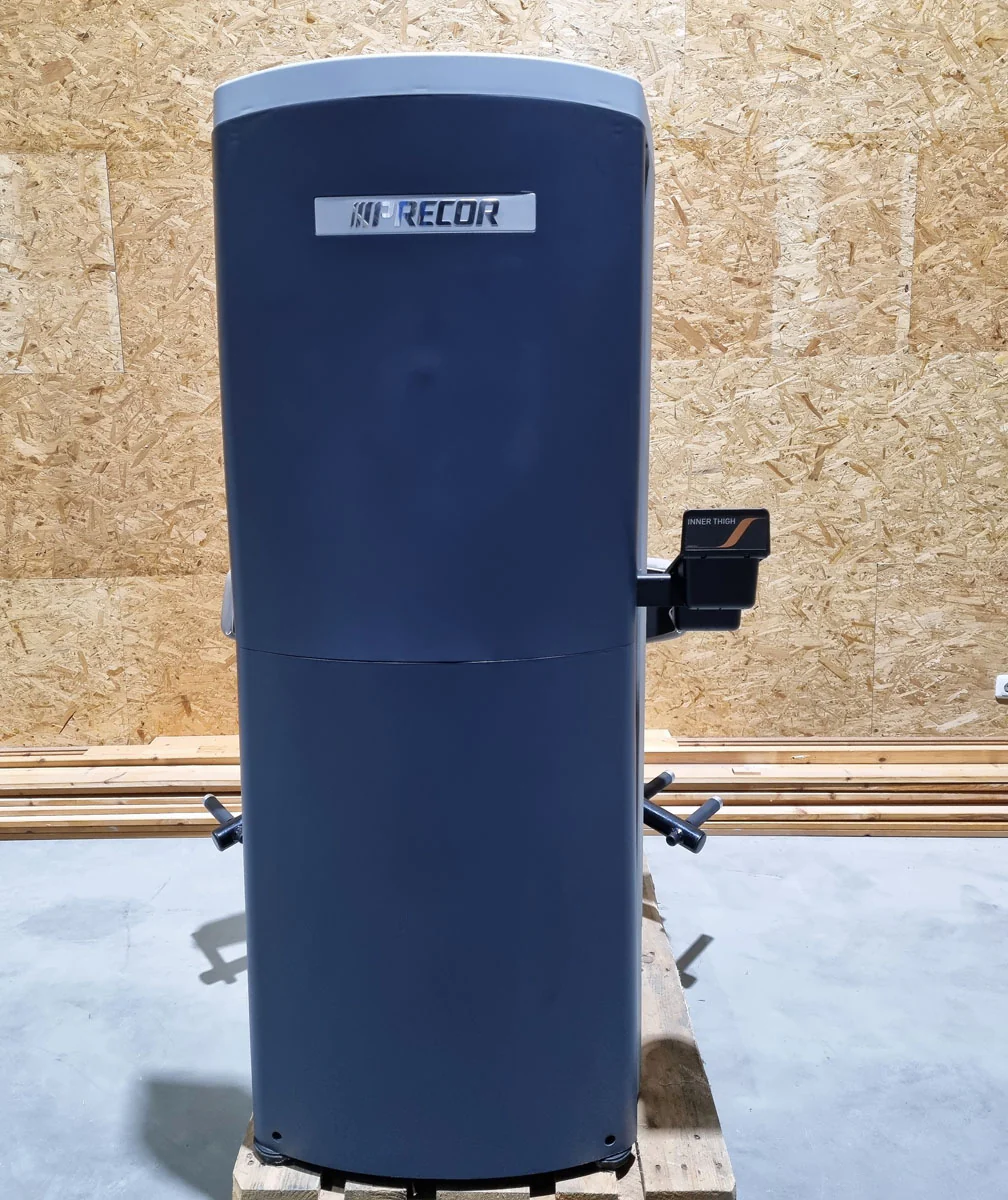 Precor Adduktoren und Abduktoren Kraftgeräte mit Steckgewichten im Set als Paar, Rahmenfarbe Schwarz, Polsterfarbe Grau, gebraucht - überholter Zustand - Image 12