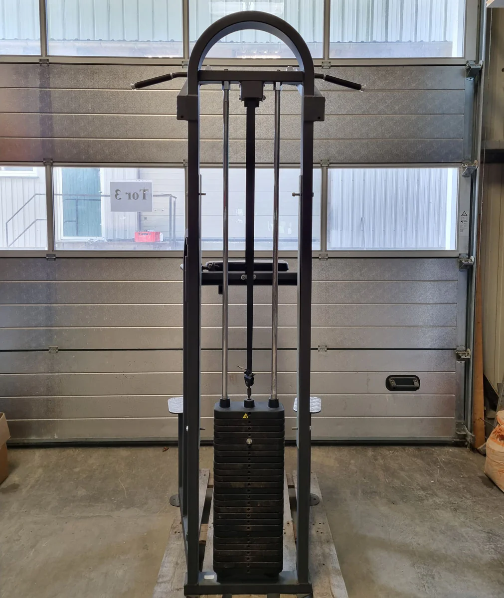 Precor DipChin, Dip-Klimmzugmaschine mit Gewichtsunterstützung, Rahmen Schwarz, Polster Schwarz, gebraucht - überholter Zustand - Image 3