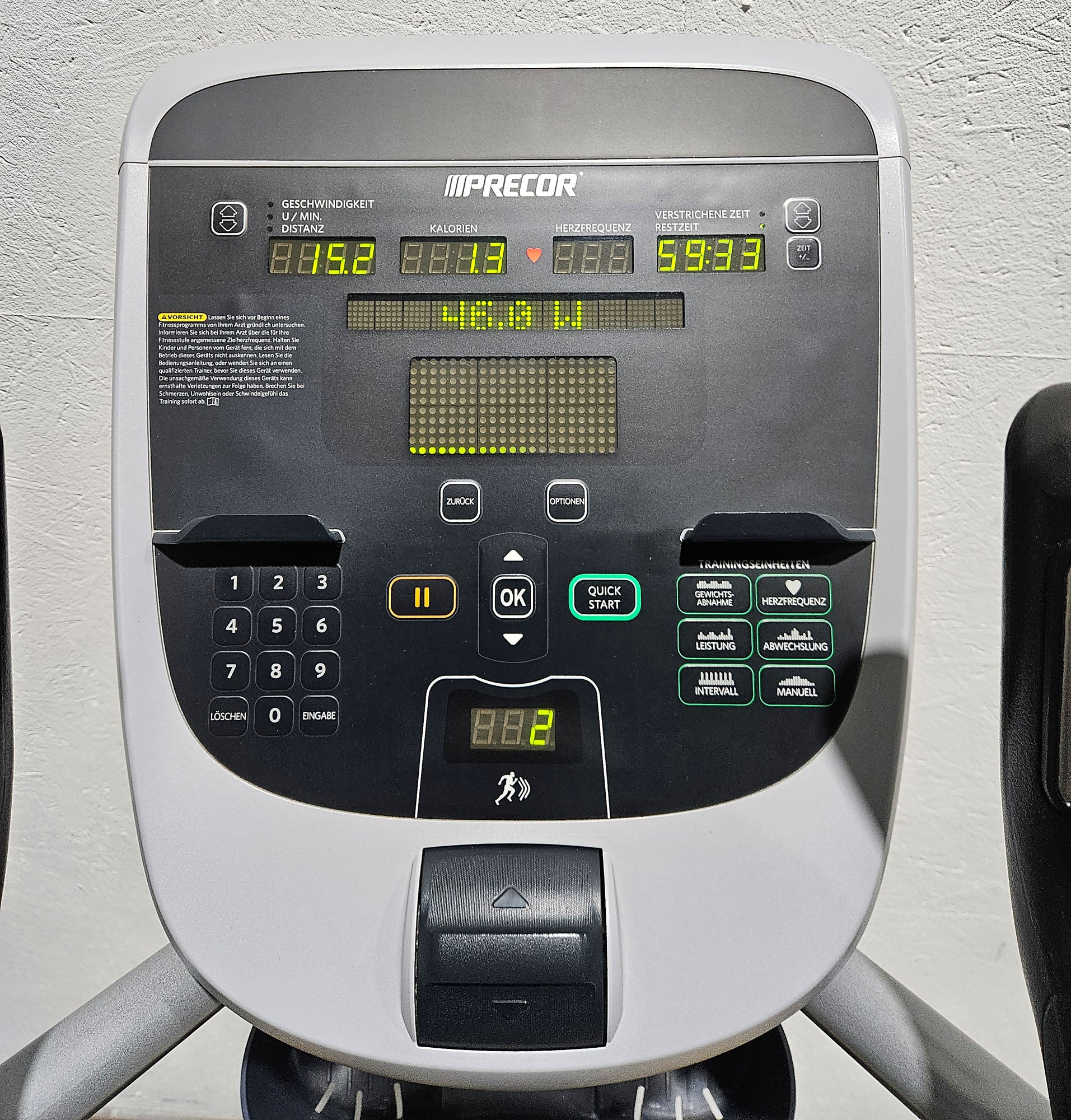 Precor Ergometer UBK 835, Upright Bike, LED Konsole, gebraucht - überholter Zustand - Image 6