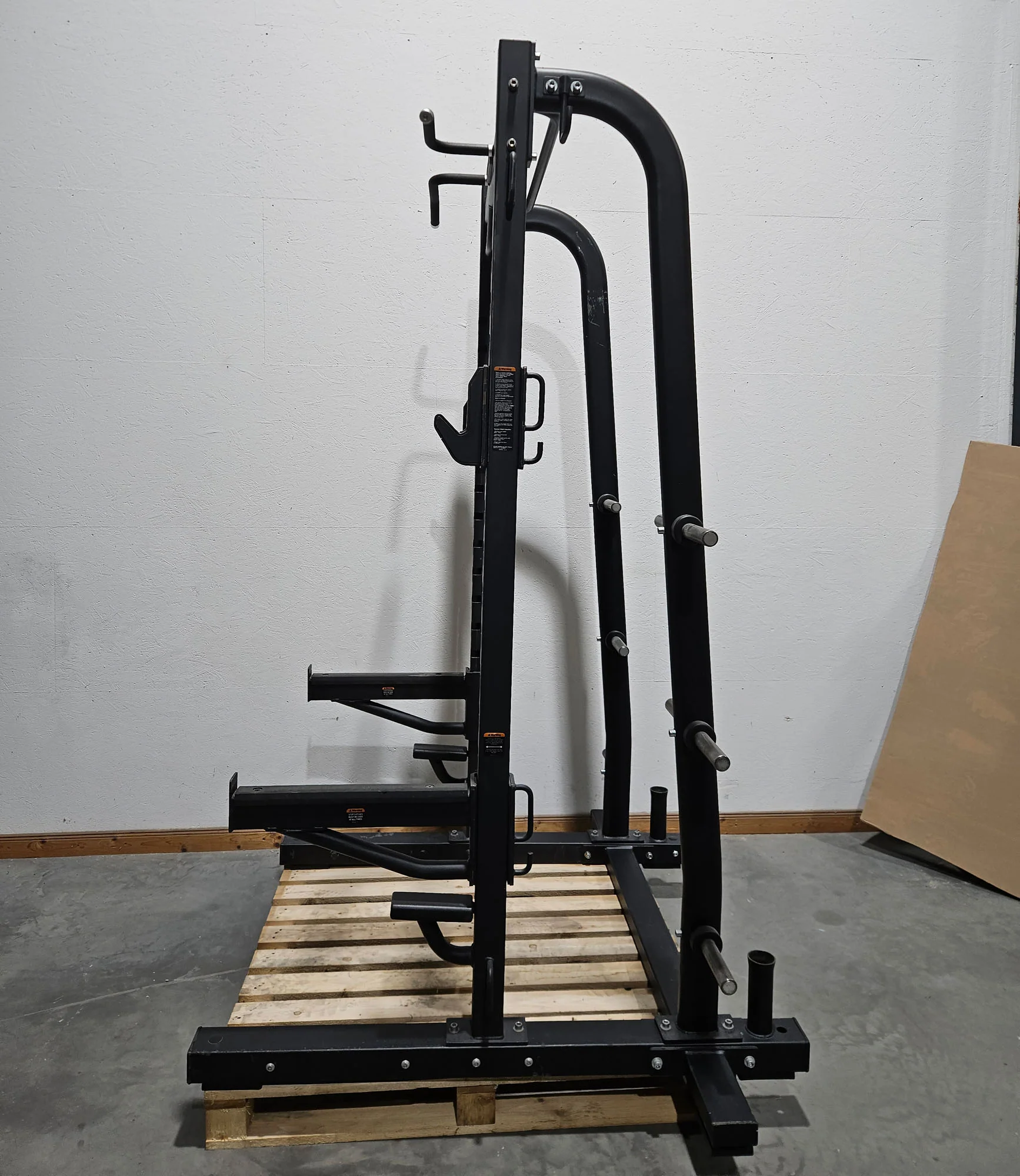 Precor Half Rack inkl. Bodenplattform, Abwurfplattform aus Gummi und Holz, Discovery Series, Ähnlich Full Power Rack, gebraucht - geprüfter Zustand mit optischen Gebrauchsspuren - Image 4