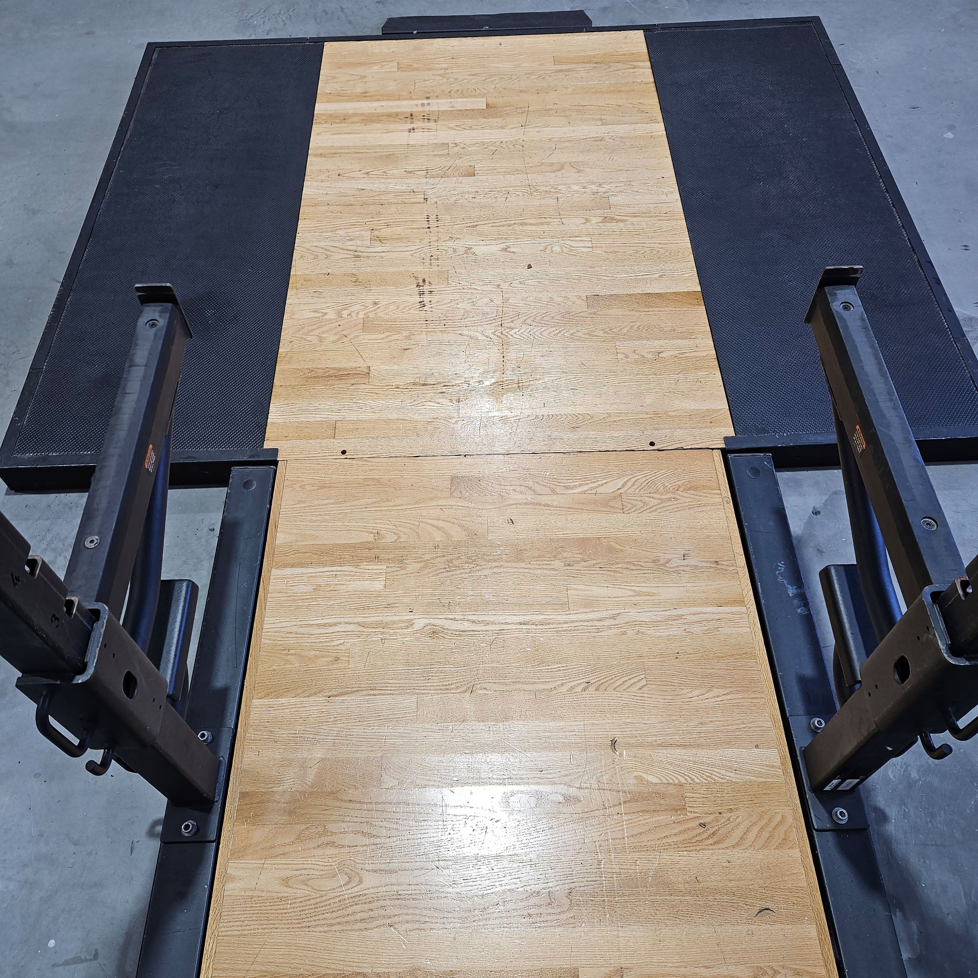 Precor Half Rack inkl. Bodenplattform, Abwurfplattform aus Gummi und Holz, Discovery Series, Ähnlich Full Power Rack, gebraucht - geprüfter Zustand mit optischen Gebrauchsspuren - Image 8