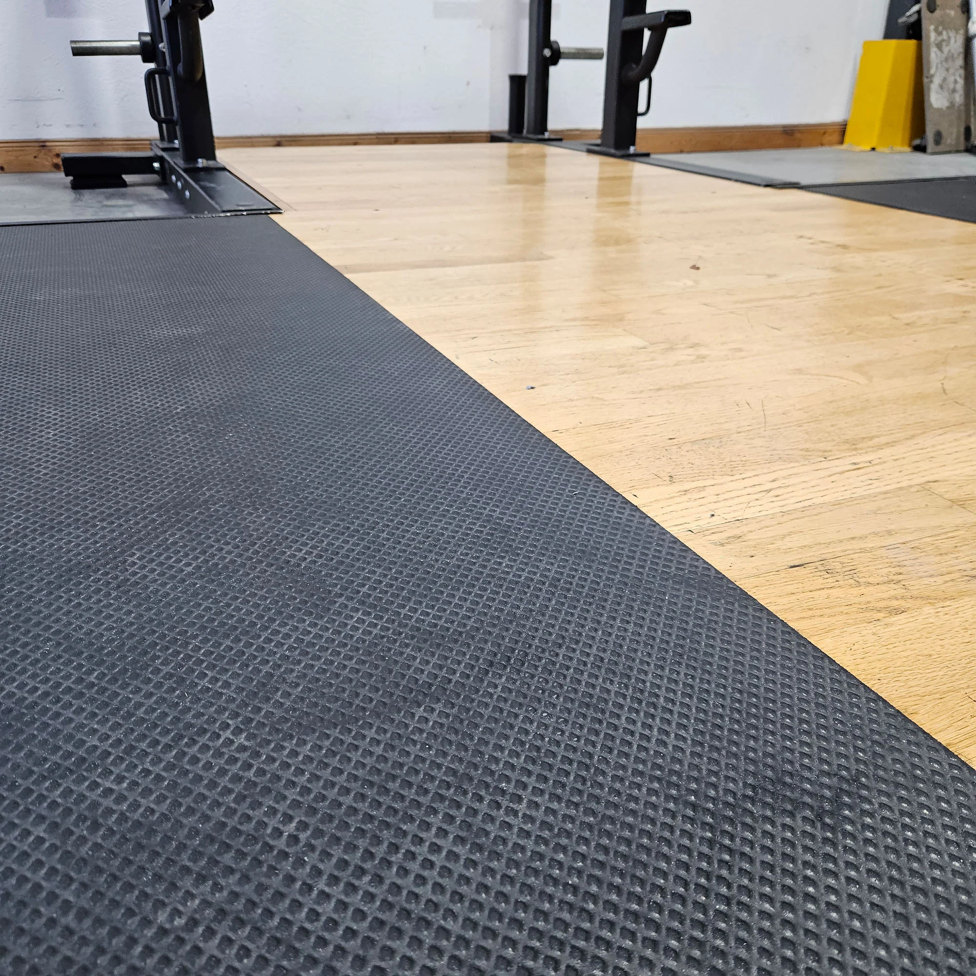 Precor Half Rack inkl. Bodenplattform, Abwurfplattform aus Gummi und Holz, Discovery Series, Ähnlich Full Power Rack, gebraucht - geprüfter Zustand mit optischen Gebrauchsspuren - Image 9