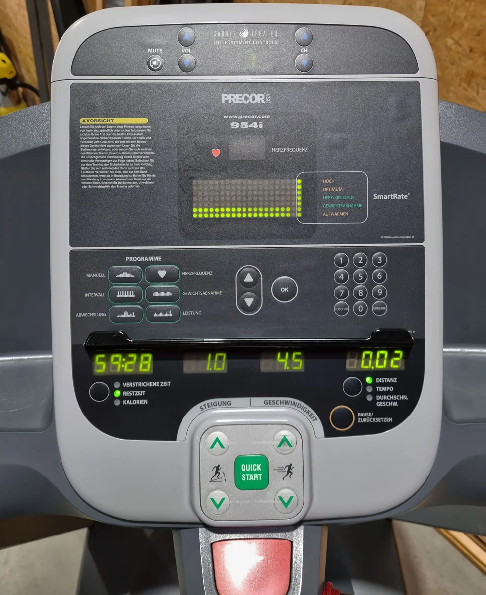 Precor Laufband 954i LED Konsole, gebraucht - überholter Zustand - Image 6