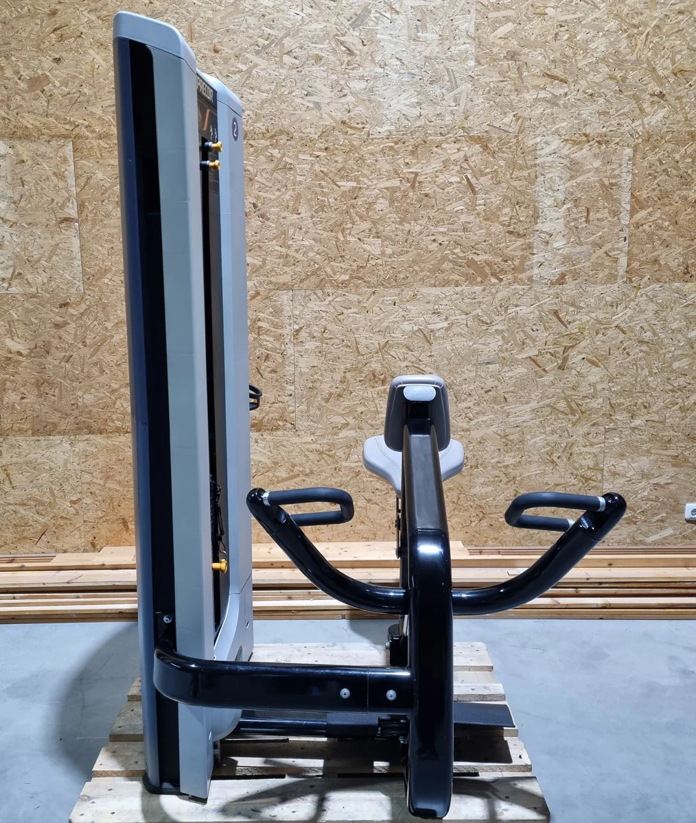 Precor Rudern mit Bruststütze, Row, Lat-Rudern, Rahmenfarbe Schwarz, Polsterfarbe Grau, gebraucht - überholter Zustand - Image 3