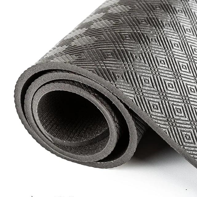 Profi Gymnastikmatte 180 x 65 x 0,8 cm - Farbe Schwarz - Made in Germany - Image 3